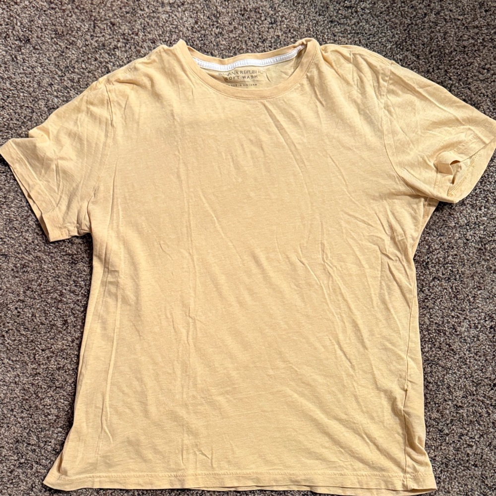 Men's Yellow Banana Republic T-Shirt